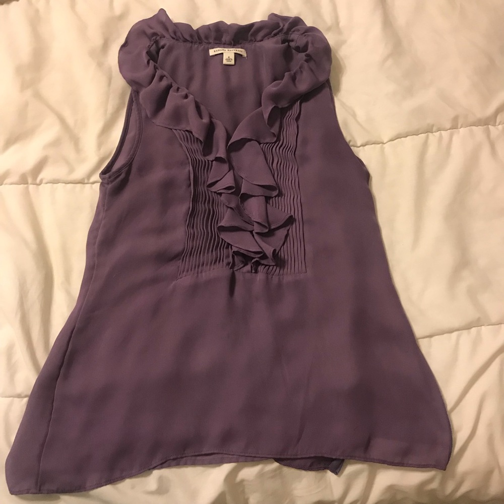 Purple Banana Republic Top